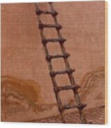 Al Ain Ladder Wood Print