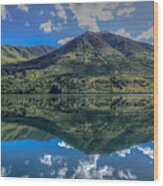 Alaskan Reflections Wood Print