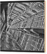 Alcatraz The Cells Wood Print