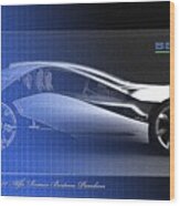 Alfa Romeo Bertone Pandion Concept Wood Print