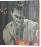 Ali-man Wood Print