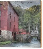 Alley Spring Mill Ozark National Scenic Riverway Wood Print