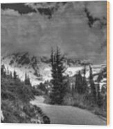 Alpine Trail Wood Print