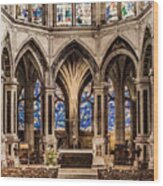 Paris, France - Altar - Saint-severin Wood Print