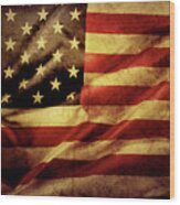 American Flag 4 Wood Print