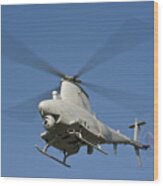 An Mq-8b Fire Scout Unmanned Aerial Wood Print