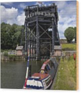 Anderton Boatlift Wood Print