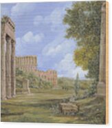 Anfiteatro Romano Wood Print