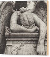 Angel Of Grief Wood Print