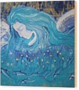 Angels Of The Sea.. Wild Dolphins Wood Print