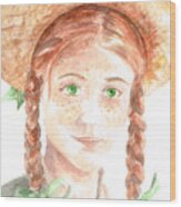 Anne Of Green Gables Wood Print