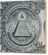 Annuit Coeptis Motto And The Eye Of Providence Wood Print