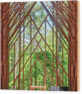 Anthony Chapel Inside Wood Print