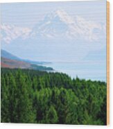 Aoraki Mount Cook Wood Print