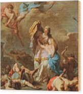 Apollo And Diana Killing The Children Of Niobe Wood Print