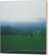 Appalachian Pasture Wood Print