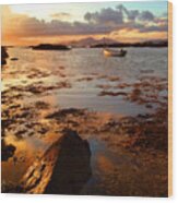 Ardnamurchan Sunset Wood Print