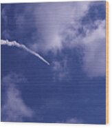 Ares1x Test Rocket Launch Wood Print
