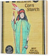 Argo Corn Starch Wall Advertising Wood Print