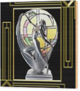 Art Deco Lamp - Frame 5 Wood Print