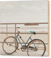 Asbury Park Bicycle Wood Print