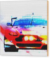 Aston Martin Racing V8 Aston Martin Vantage Gte Wood Print