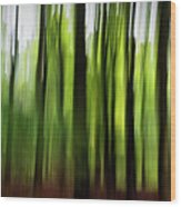 Autumn Abstract Wood Print