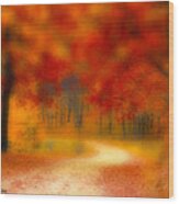 Autumn's Promise Wood Print