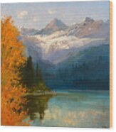 Avalanche Lake Wood Print