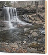 B Reynolds Waterfall Wood Print