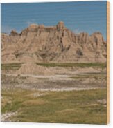 Badlands National Park In South Dakota Wood Print