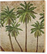 Bali Palms Wood Print