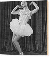 Ballerina, C.1950s Wood Print