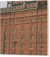 Baltimore Orioles Park At Camden Yards #2 Wood Print