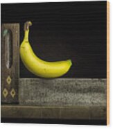 Bananas Ain't Square Wood Print