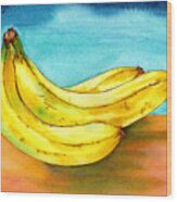 Bananas Wood Print