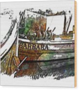 Barbara Muted Rainbow 3 Dimensional Wood Print