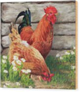 Barnyard Buddies Wood Print