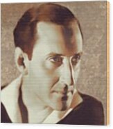 Basil Rathbone, Movie Legend Wood Print