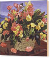 Basket Of Flowers Painting by David Lloyd Glover - Fine Art America