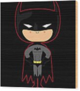 Bat Clipart Wood Print