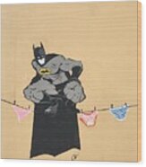 Batman Wood Print