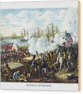 Battle Of New Orleans Wood Print