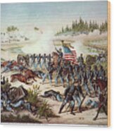Battle Of Olustee, 1864 Wood Print