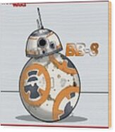 Bb8 Wood Print