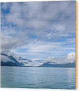 Bear Glacier, Resurrection Bay Alaska Wood Print