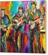 Beatles Wood Print