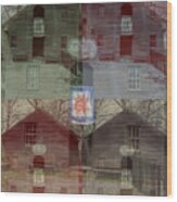 Becks Mill  Collage Wood Print