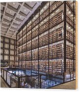 Beinecke Rare Book And Manuscript Library Wood Print