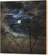 Bella Luna Wood Print